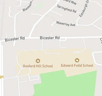 map for Gosford Hill School