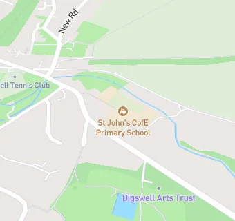 map for St John's CofE Primary School