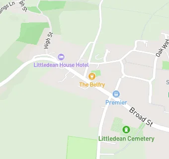 map for The Belfry Hotel