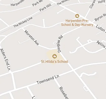 map for St Hilda's School