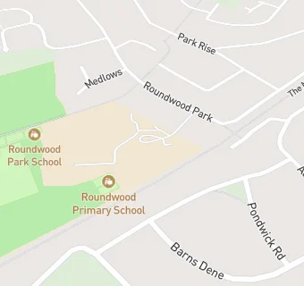 map for Roundwood Primary School