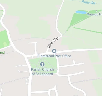 map for Flamstead Village Store & Post Office