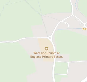 map for Wareside C Of E Primary School