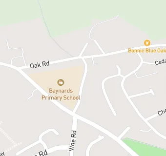 map for Baynards County Primary School