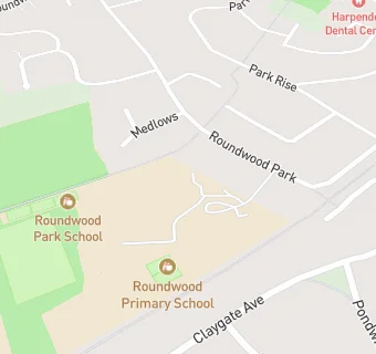 map for Roundwood Park School