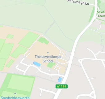 map for The Leventhorpe School