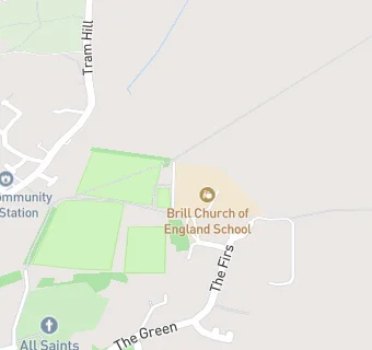 map for Brill Church of England School