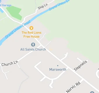 map for Marsworth Church of England Infant School