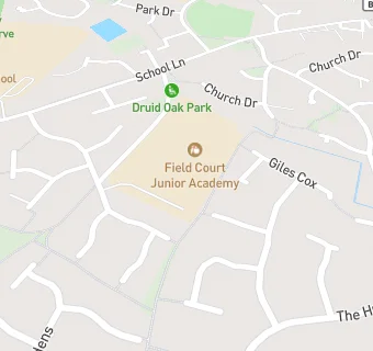 map for Field Court Junior School