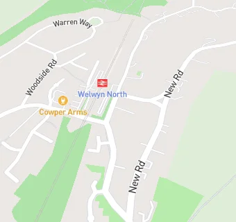 map for Welwyn North Stores