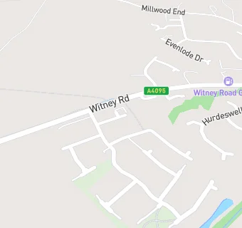 map for Long Hanborough Surgery