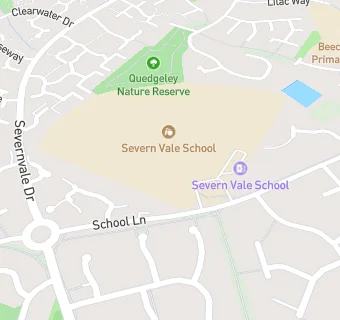 map for Severn Vale School