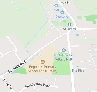 map for Engaines Primary School and Nursery