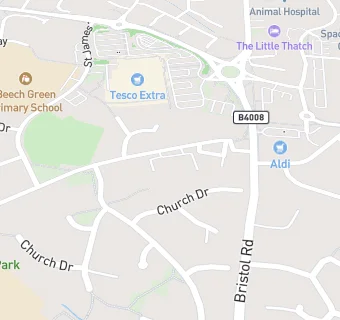 map for Quedgeley Social Club
