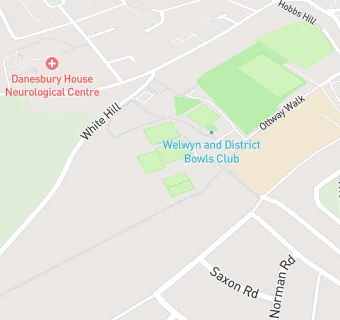 map for Welwyn Tennis Club