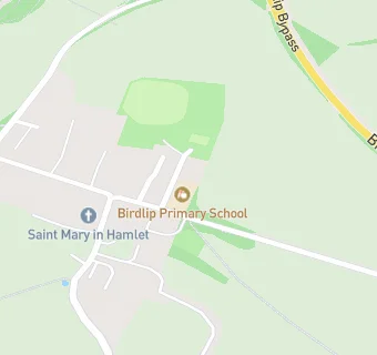 map for Birdlip Primary School