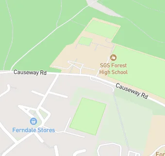 map for Causeway Club - Cinderford Town Football Club