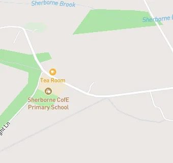 map for Sherborne Church of England Primary School