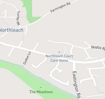 map for Northleach Court Care