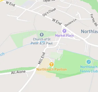 map for Northleach Church of England Primary School