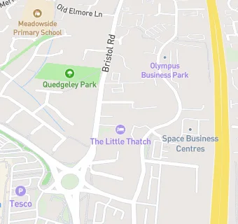 map for Chestnuts Quedgeley