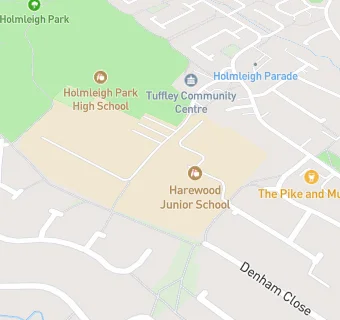 map for Harewood Junior School