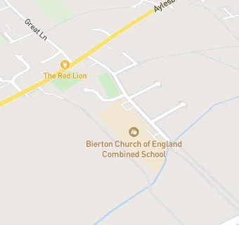 map for Bierton Church of England Combined School