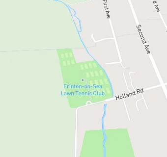 map for Frinton Lawn Tennis Club