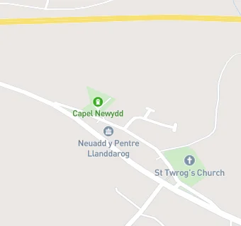 map for LLANDDAROG POST OFFICE