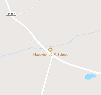 map for Maesybont C.P. School