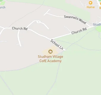 map for Studham Village CofE Academy