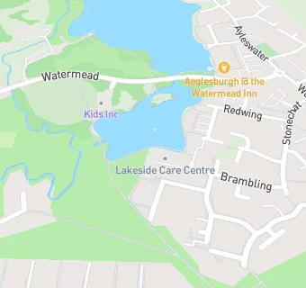 map for Lakeside At Watermead Care Home