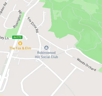 map for Robinswood Hill Sports And Social Club