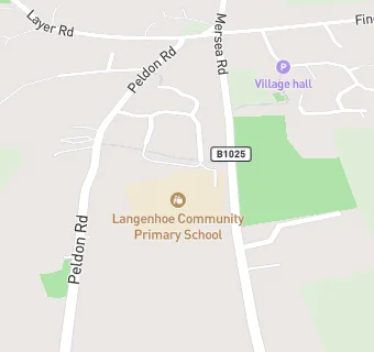 map for Langenhoe Community Primary School