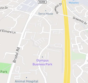 map for Quedgeley Medical Centre