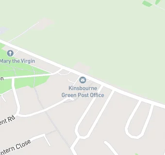 map for Kinsbourne Green Post Office / ICA Express