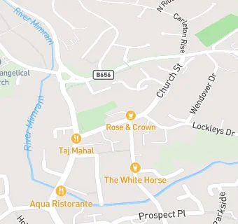 map for The Rose and Crown