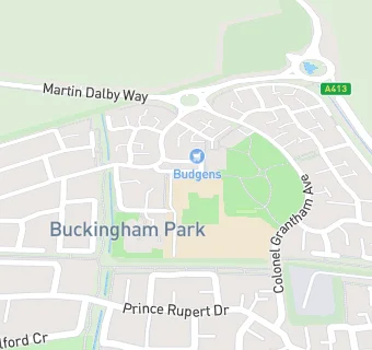 map for The Big Top Pre-school (Buckingham Park)