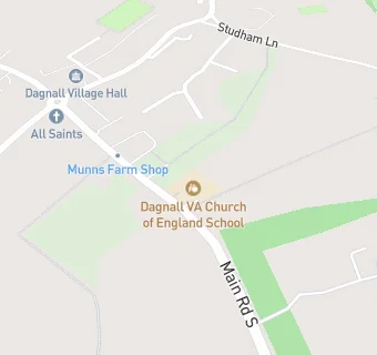 map for Dagnall School