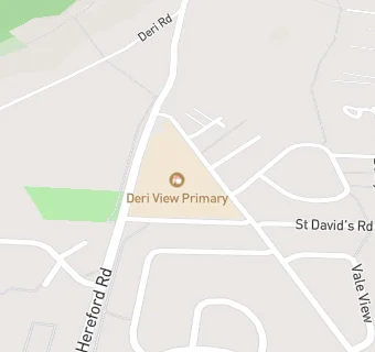 map for Deri View Primary School