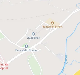 map for Bancyfelin CP School