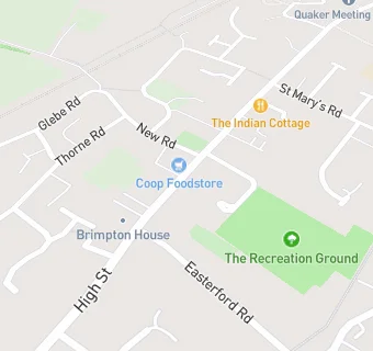 map for Brimpton House Surgery