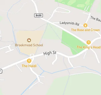 map for Brookmead School