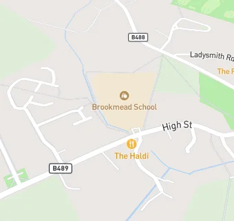 map for Brookmead School