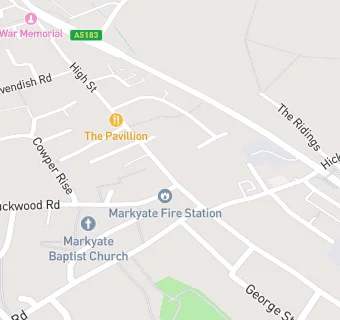 map for Markyate Grill