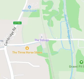 map for The Three Horseshoes