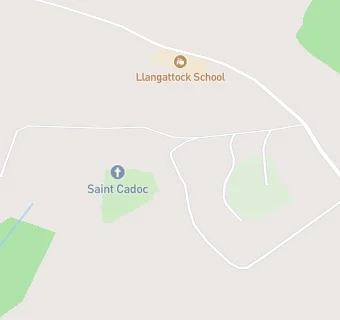 map for Llangattock School with Monmouth Montessori Nursery