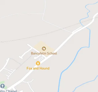 map for Bancyfelin C.P. School