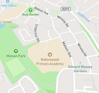 map for Robinswood Primary Academy