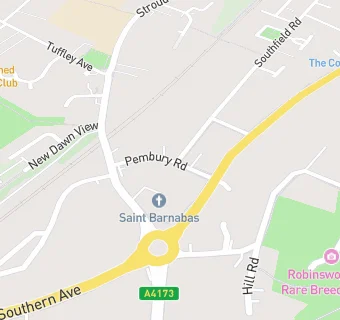 map for The Pembury